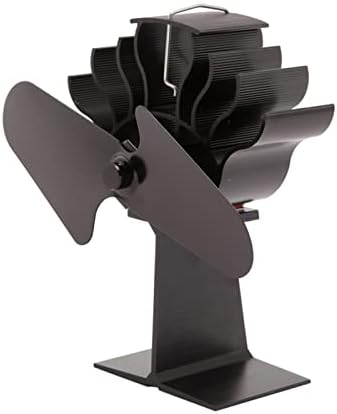 XFADR SRLİWHİTE Türleri İsı Powered odun sobası Fan Günlük Ahşap Brülör Şömine Eko Fan 4 Soba Fanı Kış Sıcak Tutmak Araçları (Renk:
