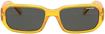 ARNETTE Erkek Güneş Gözlüğü Parlak Beyaz Çerçeve, Koyu Gri Lensler, 55mm