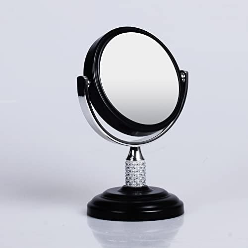 Zahari Ev Aroma Büyüteç Makyaj Aynası Çift Taraflı Standlı, Masa Aynası makyaj masası aynası Kozmetik Ayna Masa Aynası 1X / 3X Büyütme