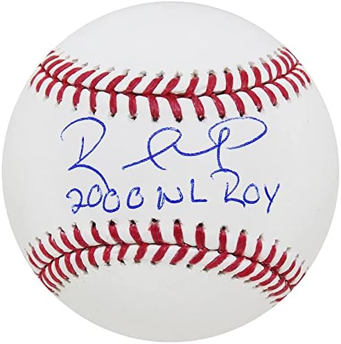 Rafael Furcal, 2000 NL ROY İmzalı Beyzbol Toplarıyla Rawlings Resmi MLB Beyzbolunu İmzaladı