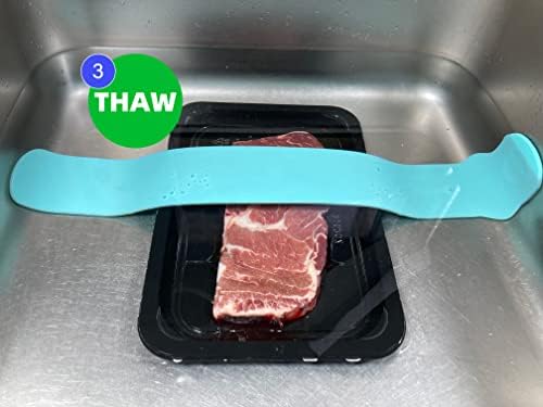 Çözülme Bandı - Dondurulmuş eti Daha hızlı ve %100 Daha Güvenli çözer-Saatler yerine dakikalar içinde çözülür, Mavi