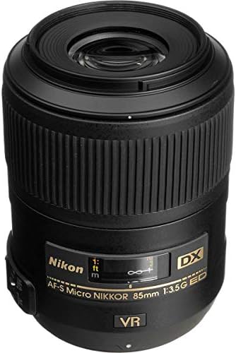 Nikon 85mm f / 3.5 G AF-S DX Mikro NİKKOR ED (VR-II) lens Paketi ile Pro Optik 52mm filtre kiti, lens Kapağı Tasma, Profesyonel Lens