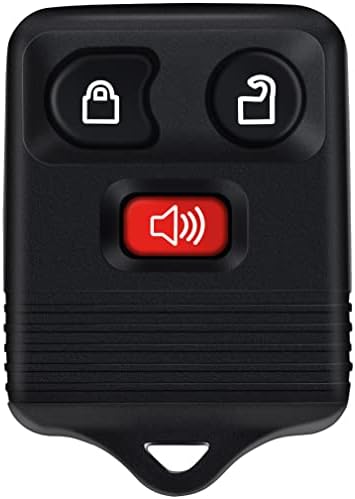 ccıyu CWTWB1U331 Anahtarsız Giriş Uzaktan Araba Anahtarı Fob Clicker Verici Alarm 1X3 Düğmeler Ford Kenar için uyar F150 98-16 için