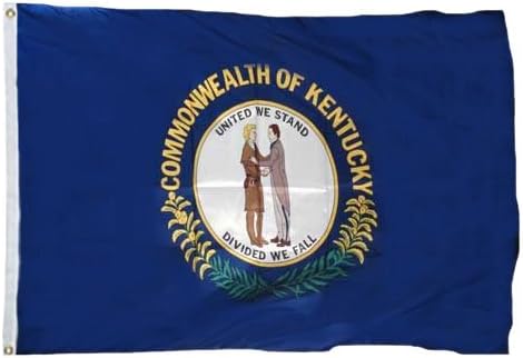 Kentucky Bayrağı 2X3 Ayak Naylon
