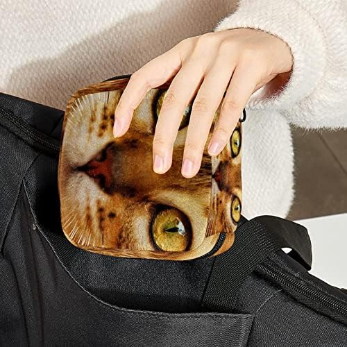 Dönem Çantası, Sıhhi Peçete Saklama çantası, Dönem için Ped Tutucu, Makyaj çantası, kedi