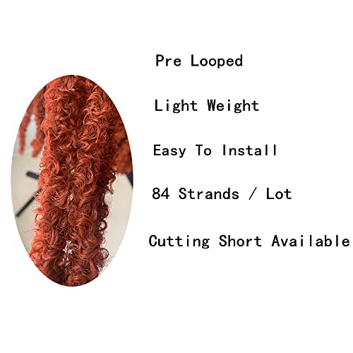 Kelebek Locs Tığ Saç 24 inç Boho Tarzı Sıkıntılı Yumuşak Sahte Locs Dreadlock Uzatma Siyah Kadınlar için (24 İnç(7'li paket), 350)