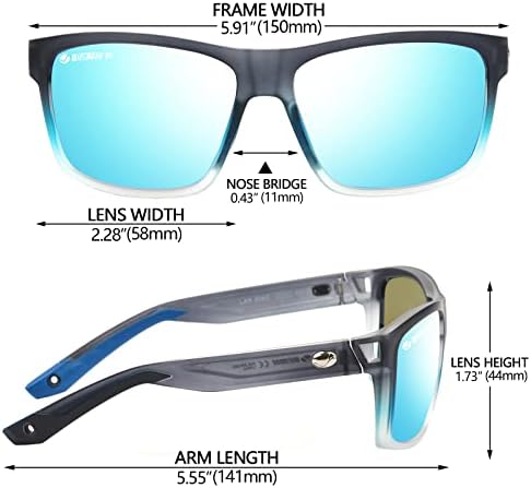 Polarize Güneş Gözlüğü Erkekler ve Kadınlar için Anti UV Koruma Kare Spor Güneş Gözlüğü Erkekler için Bisiklet Balıkçılık Sürüş 82930