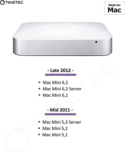 Timetec 16 GB KİTİ(2x8 Gb) Apple DDR3L 1600 MHz için Uyumlu Mac Kitap Pro için (Erken / Geç 2011, Orta 2012), iMac (Orta 2011, Geç