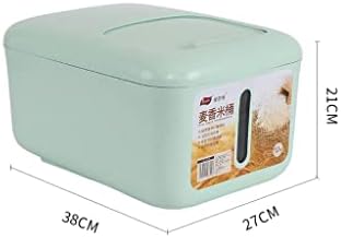 DVTEL Pirinç Kova Nem geçirmez Ve Böcek geçirmez Mühürlü Kalınlaşmış Pirinç Depolama Tankı Un saklama kutusu Ev 15 kg Pirinç saklama