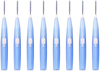 FALOME 8 adet İnterdental Seçtikleri Diş Fırçası Seçtikleri Çift Kafa Diş İpi İnterdental Temizleyiciler