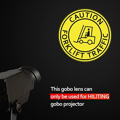 HİLİTİNG LED Logo GOBO 15W Projektör GOBO Lens GOBO Cam Dikkat Forklift Trafik İşareti