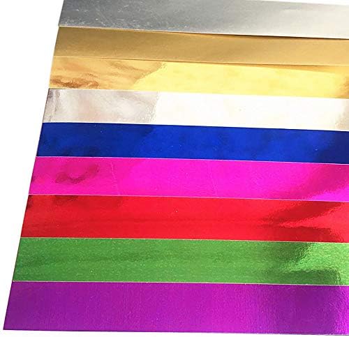 112 Yaprak Origami Folyo Kağıt Sanat Kart Stoğu Kağıdı Metalik Renkler Zanaat Ayna Kağıdı Parlak Tahta Levhalar Katlanır Kağıt Koleksiyon