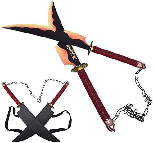sanshimoxing El Yapımı Katana Anime Cosplay Kılıç 41 İnç Gerçek Çelik Bıçak iblis avcısı Kılıç Gerçek Metal Paslanmaz Çelik Keskin