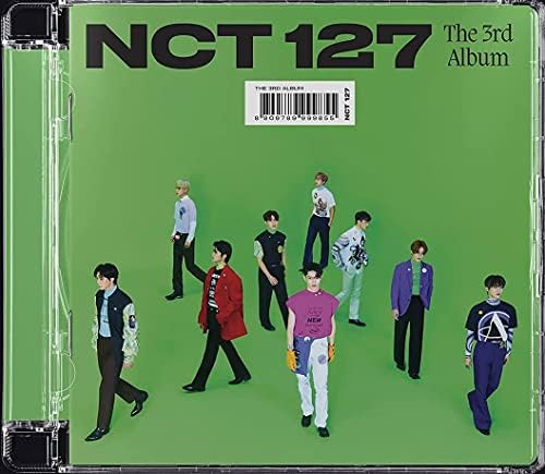 NCT 127 3rd Albümü Sticker Kore Basın Mücevher Kutusu Sürüm Rastgele Üye Kitapçık CD Lirik Kağıt AR Klip Kartı AR Fotoğraf Kartı K-Pop