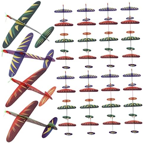 Toyvian Köpük Uçak Uçan Uçak Oyuncak Açık Oyuncaklar Boys için Çocuklar Uçak Oyuncak Köpük Uçak Oyuncaklar Boys için Köpük Planörler