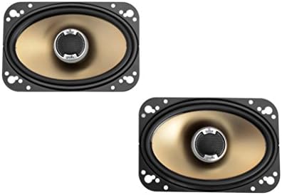 Polk Audio DB461 4'e 6 inç Koaksiyel Hoparlörler (Çift, Siyah)