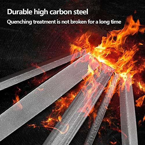 ALREMO HUANGXING-Metal Dosya Yüksek Karbonlu Çelik Yassı / Üçgen / Yarım Yuvarlak / Kare / Yuvarlak Dosya,Ağaç İşleme, Metal İşleme,Whittling,