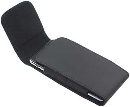 Sprint iPhone Xs için Siyah PU Deri Kılıf Yan Kapak Koruyucu Kılıf Kemer Kılıfı - Sprint Essential Phone (PH-1)