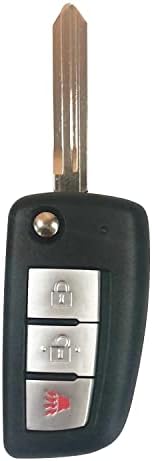 Ekstra Parçalar Anahtarsız Uzaktan Araba Anahtarı Fob Değiştirme için 2014 2015 2017 Nissan Rogue / Spor 3 Düğme CWTWB1G767 (1)