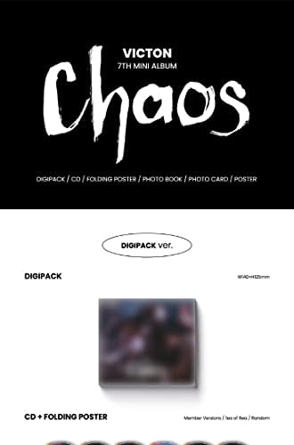 VİCTON Chaos 7. Mini Albüm Digipack Sürüm İçeriği+Poster + Takip Mühürlü