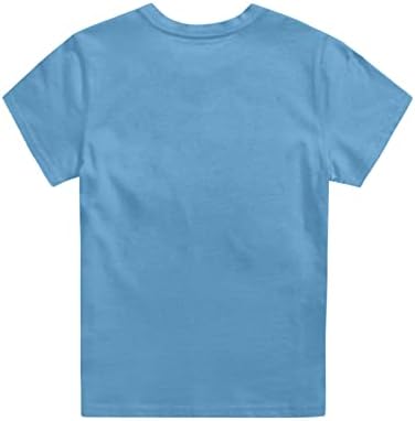 Snilety Erkek Kız Yaz Kısa Kollu T Shirt Casual Crewneck Gömlek Günlük Yıpratır, boyutu 3-16 Yıl