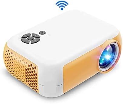 Projektör 480 * 360 Piksel Mini Beamer Desteği 1080P Taşınabilir USB Video Projektör ile Uyumlu Ev Sineması Çocuk Hediye Sinema (Renk:
