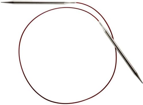 ChiaoGoo Kırmızı Dantel Dairesel 32 inç (81 cm) paslanmaz çelik örgü iğnesi Boyutu ABD 1.5 (2.5 mm) 7032-1. 5