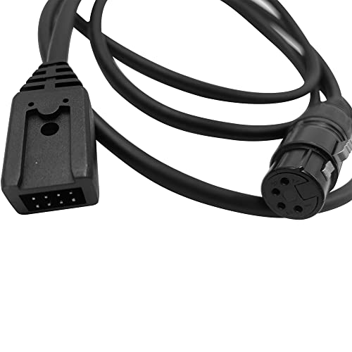 XLR Dişi Konnektörlü Değiştirilebilir Kablo, Clear-Com CC-110, CC-220, CC-300 ve CC-400 Kulaklıklar için 5,2 ft XLR Kulaklık Kablosu