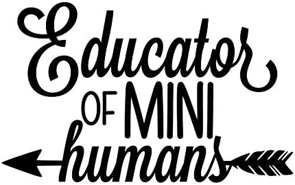 Daha fazla Shiz Eğitimci Mini İnsanlar Öğretmen Vinil çıkartma Araba Kamyon Van SUV Pencere Duvar Kupası Laptop-Bir 5.5 İnç Siyah Decal-MKS0682B