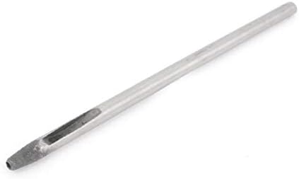 X-DREE Deri İşleme deri kemer saat kayışı 1/16 İç Çap İçi Boş Delik Delme Delme Aracı 4mm x 99mm(Cinturón de cuero para trabajo en