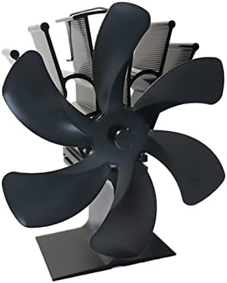 XFADR SRLİWHİTE Şömine İsı Powered Soba Fan 6 Bıçakları Günlük Ahşap Brülör Sessiz Ev Şömine Fan Verimli İsı Dağılımı