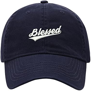 L8502-LXYB beyzbol şapkası Erkekler Mübarek Hıristiyan İşlemeli Yıkanmış Pamuk Baba Şapka beyzbol şapkası s