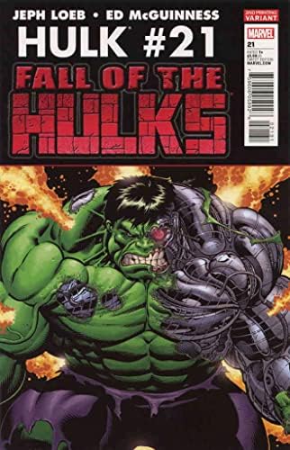 Hulk (4. Seri) 21 (2.) VF/NM ; Marvel çizgi romanı | Hulkların Düşüşü Kırmızı Hulk