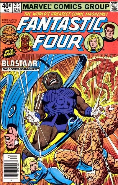 Fantastik Dörtlü (Cilt. 1) 215 (Gazete Bayii ) VF; Marvel çizgi romanı / John Byrne Blastaar