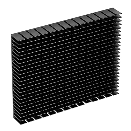 Isı emici, Geniş kullanım Kolay kurulum CPU için PCB için Alüminyum Dayanıklı soğutucu (siyah)
