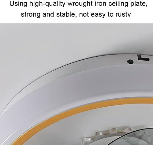 Fabrika Fiyat 50 CM İskandinav Modern akrilik tavan vantilatörü Lamba fanı avize Sadelik ABS Bıçak Fanı ışık LED demir tavan vantilatörü
