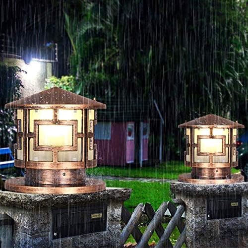 CXDTBH Açık Peyzaj Aydınlatma Su Geçirmez çim lambası Açık bahçe ledi ışık Retro yol lambası Endüstriyel Dekor Lambası