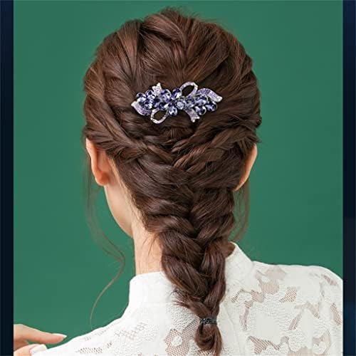 GPPZM Yay Firkete Firkete Şapkalar Kore saç aksesuarları Taklidi Orta Üst Chuck Çiçek Klip Klip (Renk: D, Boyut: 7.2 * 3.1 cm)