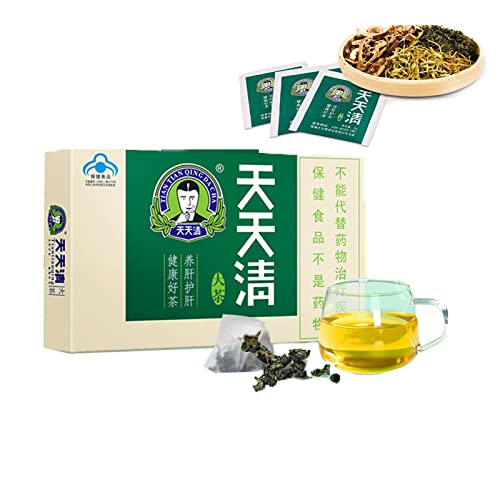 Günlük Besleyici Karaciğer Çayı, 30 Paket Bireysel Paket Tian Tian Qing Da Cha Taşınabilir